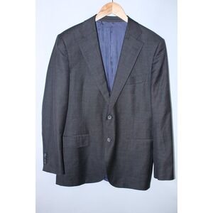 Suitsupply Men's Size 52 Slim Gray Pure Wool Super 100's Suit Jacket